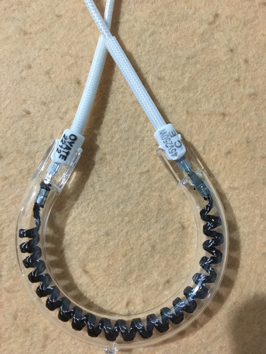 OEM 800mm 2000w carbon heating element SK15 carbon fiber heating lamps
