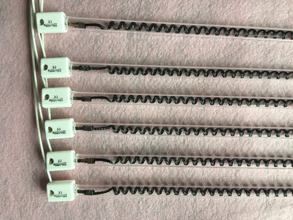 220v 1500w Clear Carbon Fiber Heating Tube