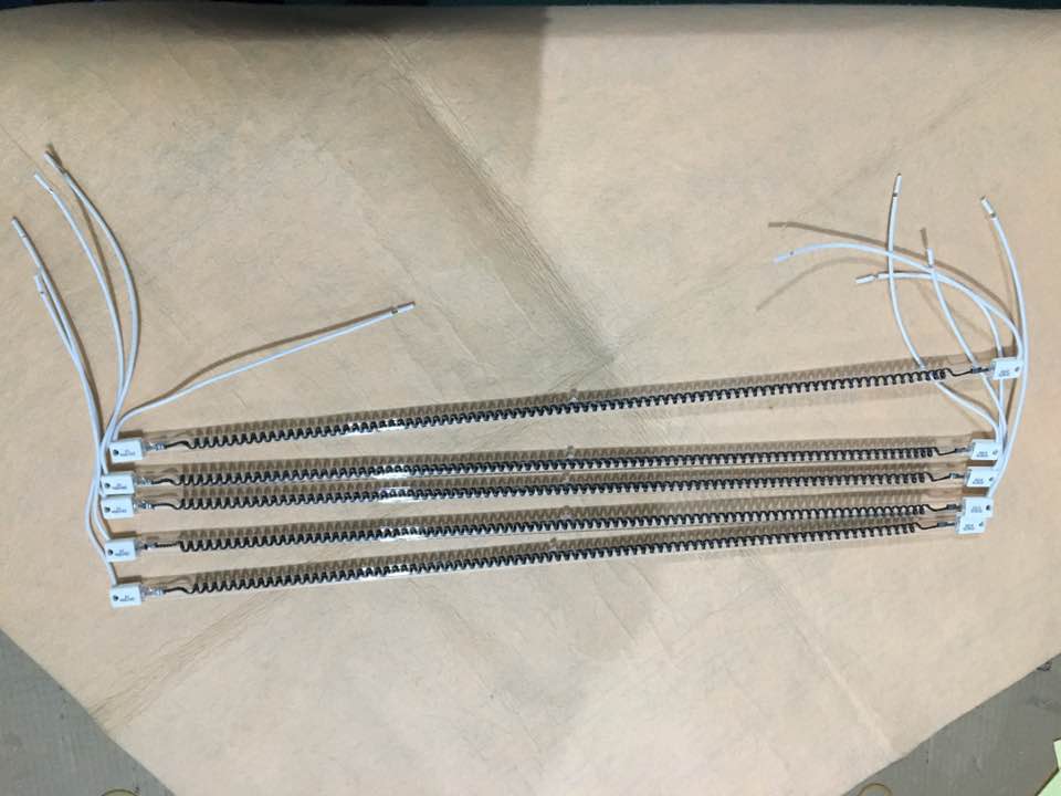 quartze heating tube a carbon fibre heating lamp