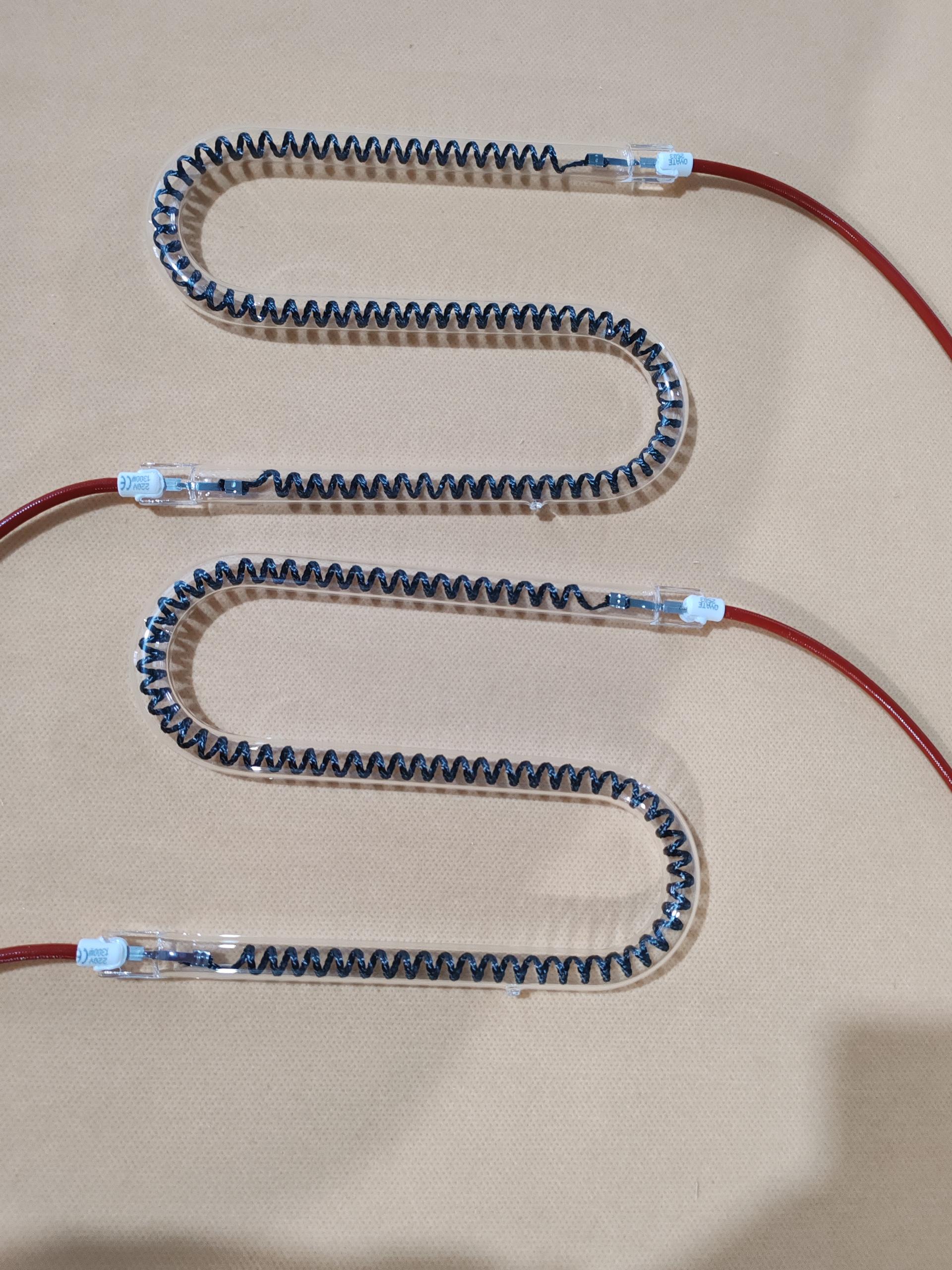 quartz carbon heating element