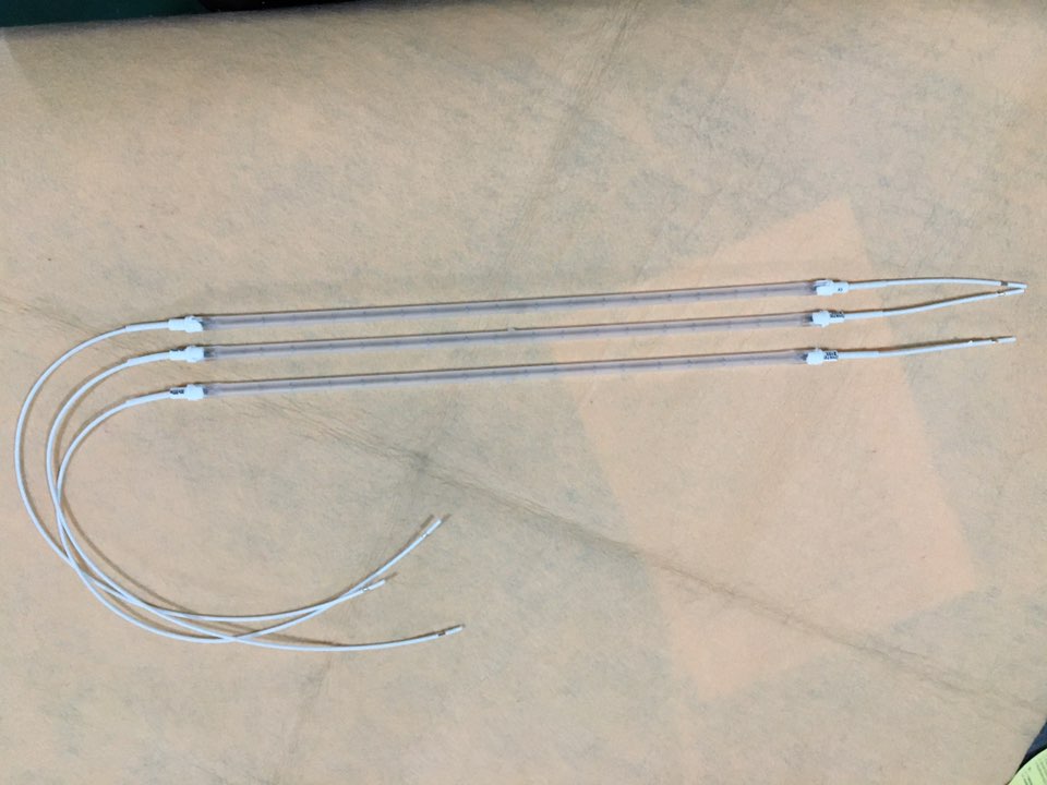 carbon quartz heating lamp tube