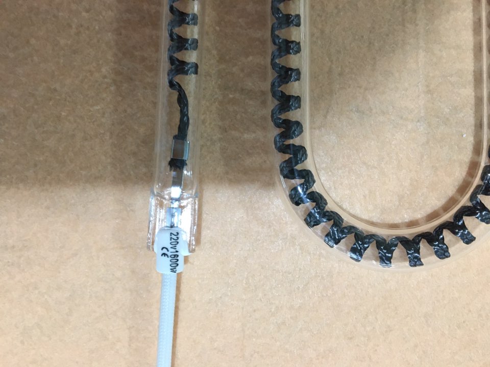 Carbon quartz tube