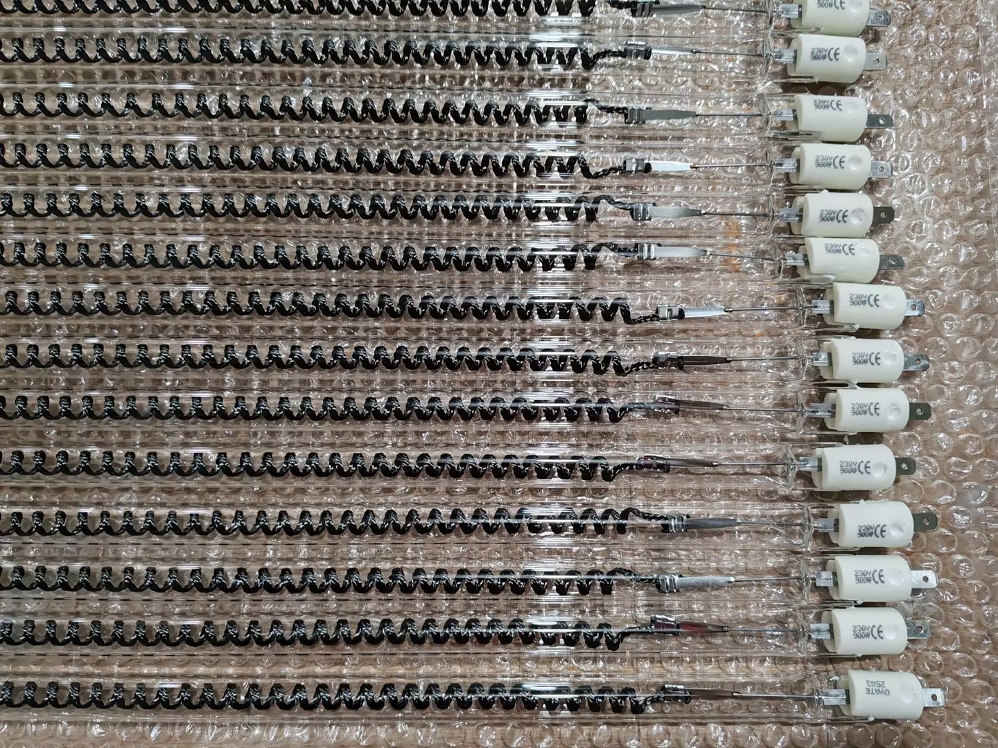 Lampă de încălzire cu fibră de carbon 362mm 220v 800w cuptor