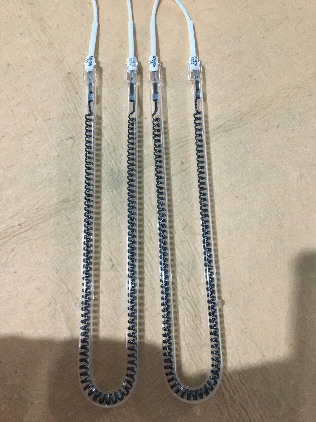 carbon fiber infrared heating lamp 500mm 700w