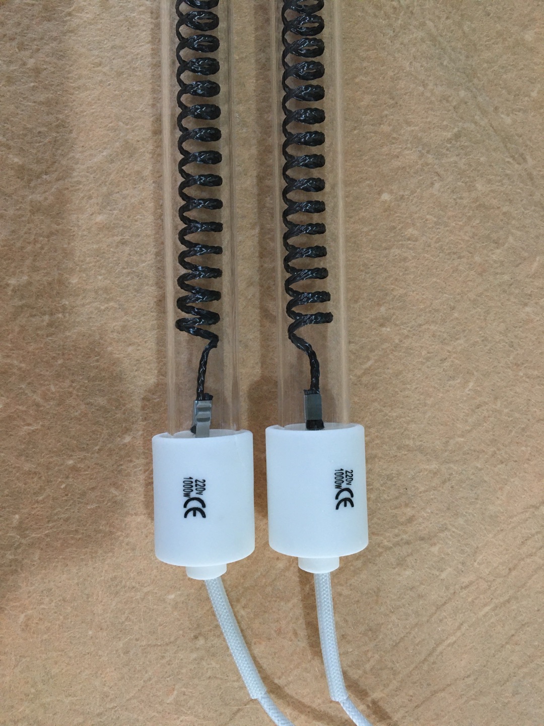 electric radiant carbon fiber heating tube heater